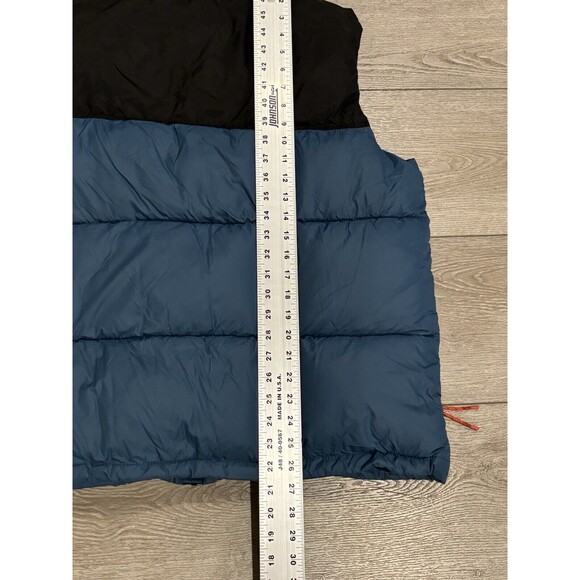 Peloton Aspen Puffer Vest Women's Size XXL Black and Blue Full Zip Insulated - Picture 7 of 8